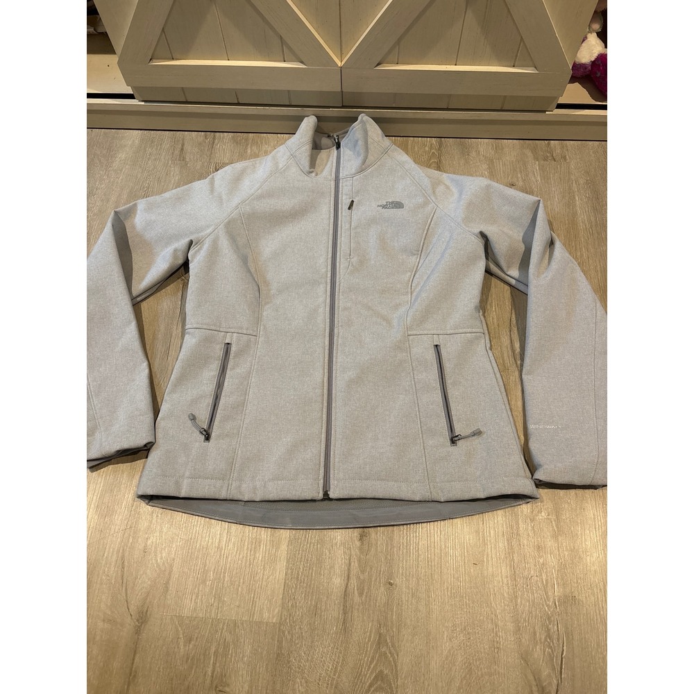 The North Face Light Gray Softshell Jacket
